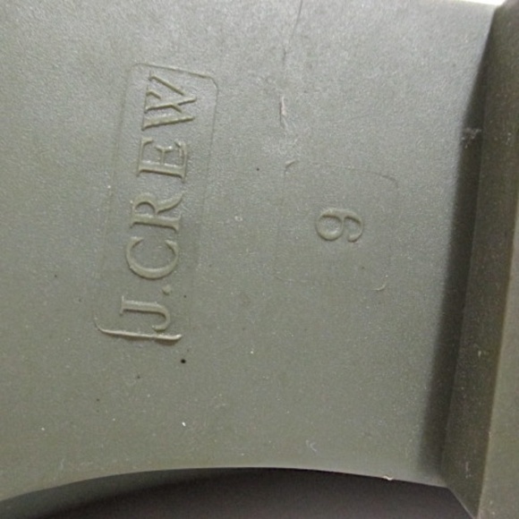 J.Crew Khaki Green Pull-on Ankle Boots, Size 9 - Picture 6 of 6